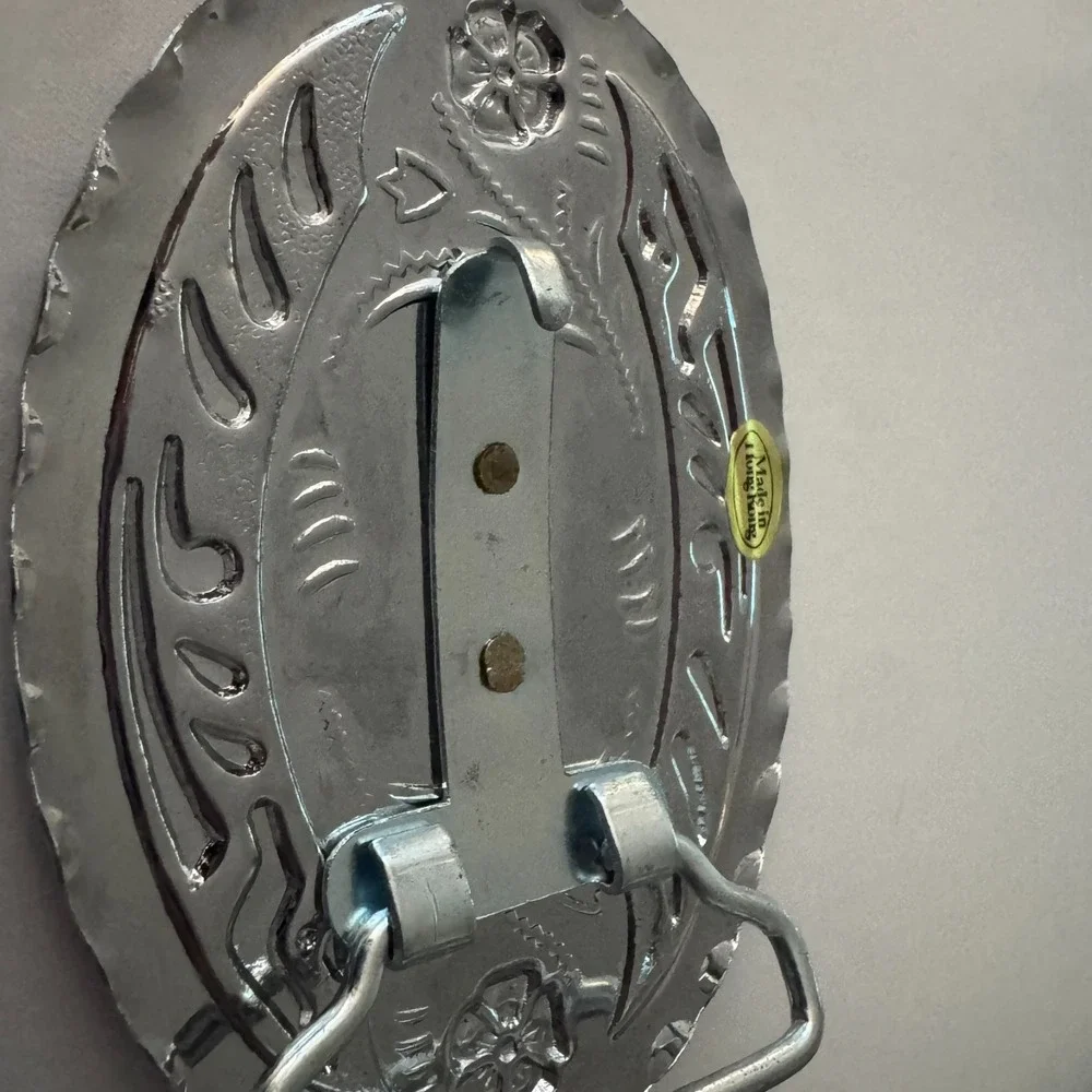 Cowboy Hat‎ Revolver Gun Western Style Belt Buckle